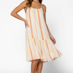 Orange Stripe Dress