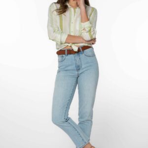 Seafoam Green Stripe Shirt