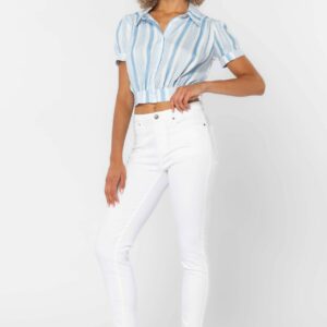 Blue Stripe Top