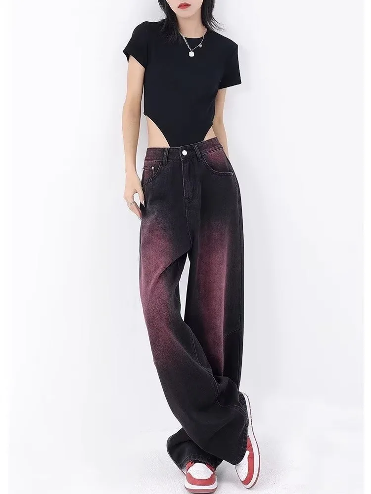 Autumn Jeans Women's Fashion Literary Trend Loose Washed Youth Fashion High Street Harajuku Women's Jeans - Image 5