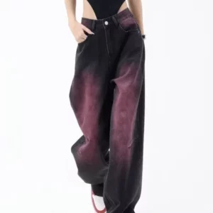 Autumn Jeans Women's Fashion Literary Trend Loose Washed Youth Fashion High Street Harajuku Women's Jeans