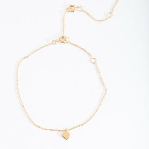 Small Heart Anklet Bracelet