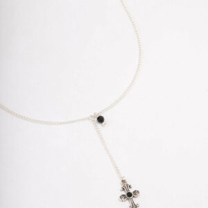 Antique Chain Cross Necklace