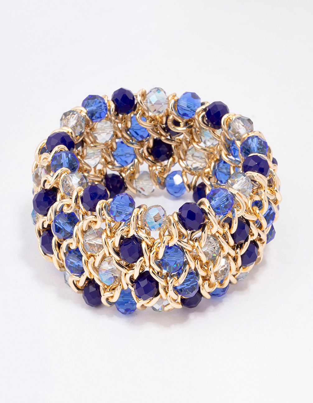 Pave Multi-Stone Statement Bangle