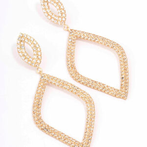 Diamond-Shaped Earrings